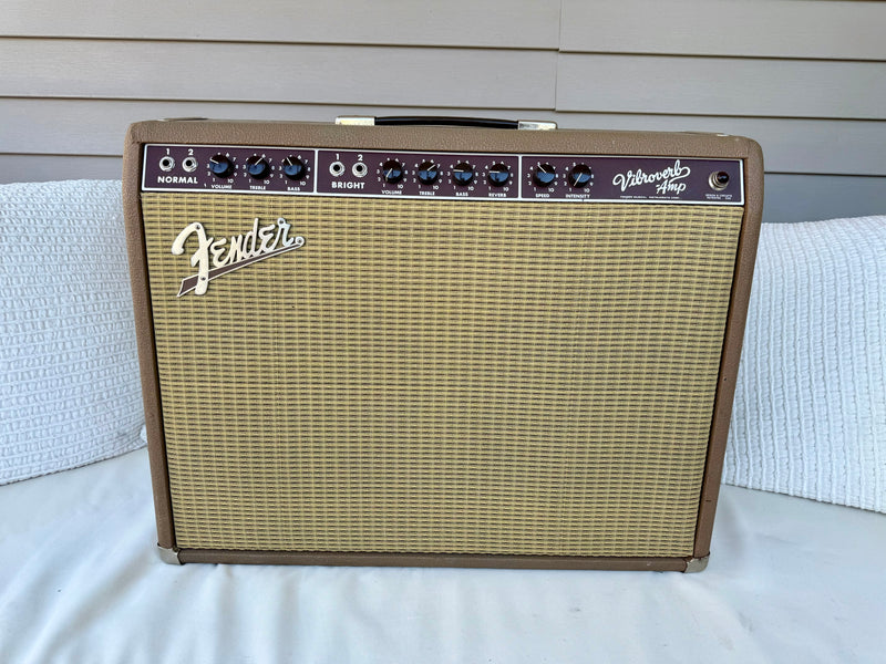 Fender '63 Vibroverb 2x10 40-Watt Reissue—G10 Alnico Golds! USA