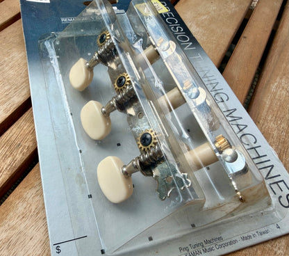 Ping 2620 Standard Classical Tuning Machine Set Ivory Knobs—NOS!