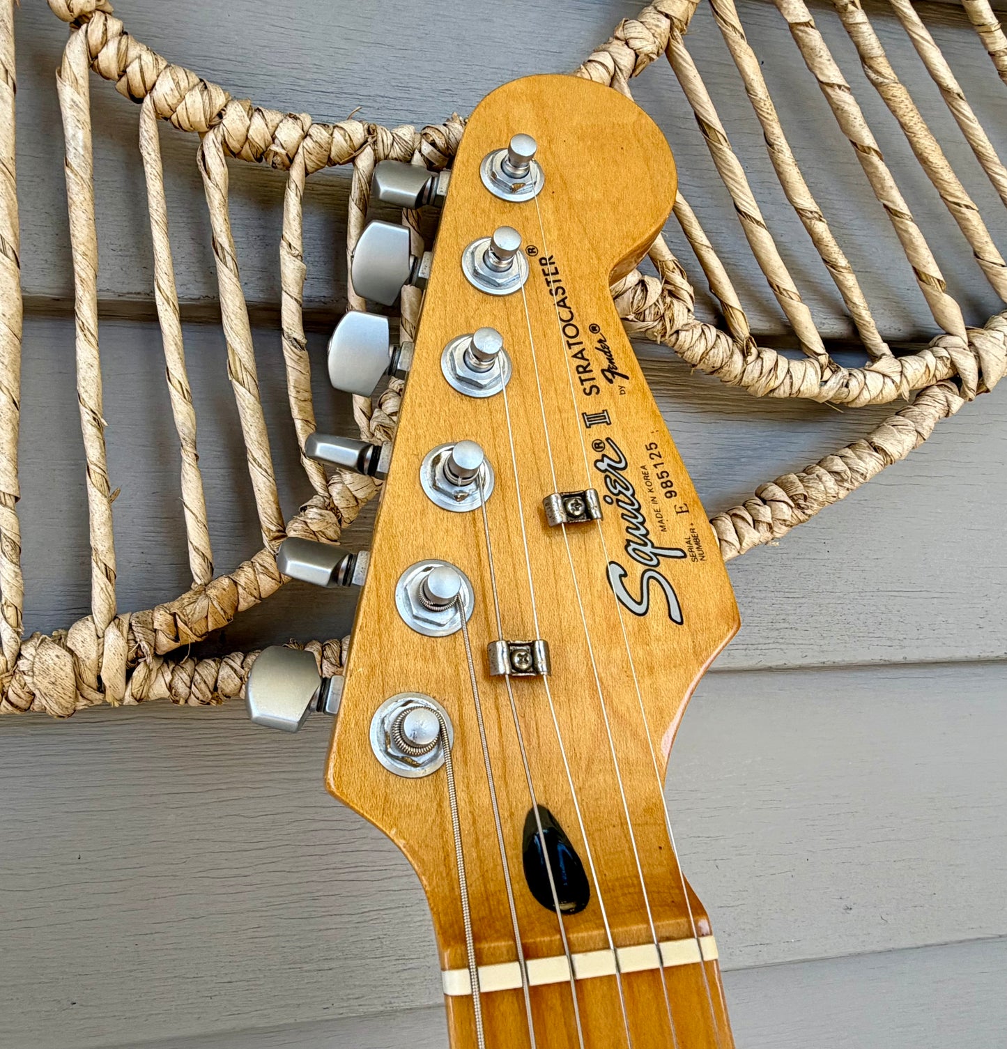 1989 Squier II Stratocaster MIK E9 Equipped with Proper Passive