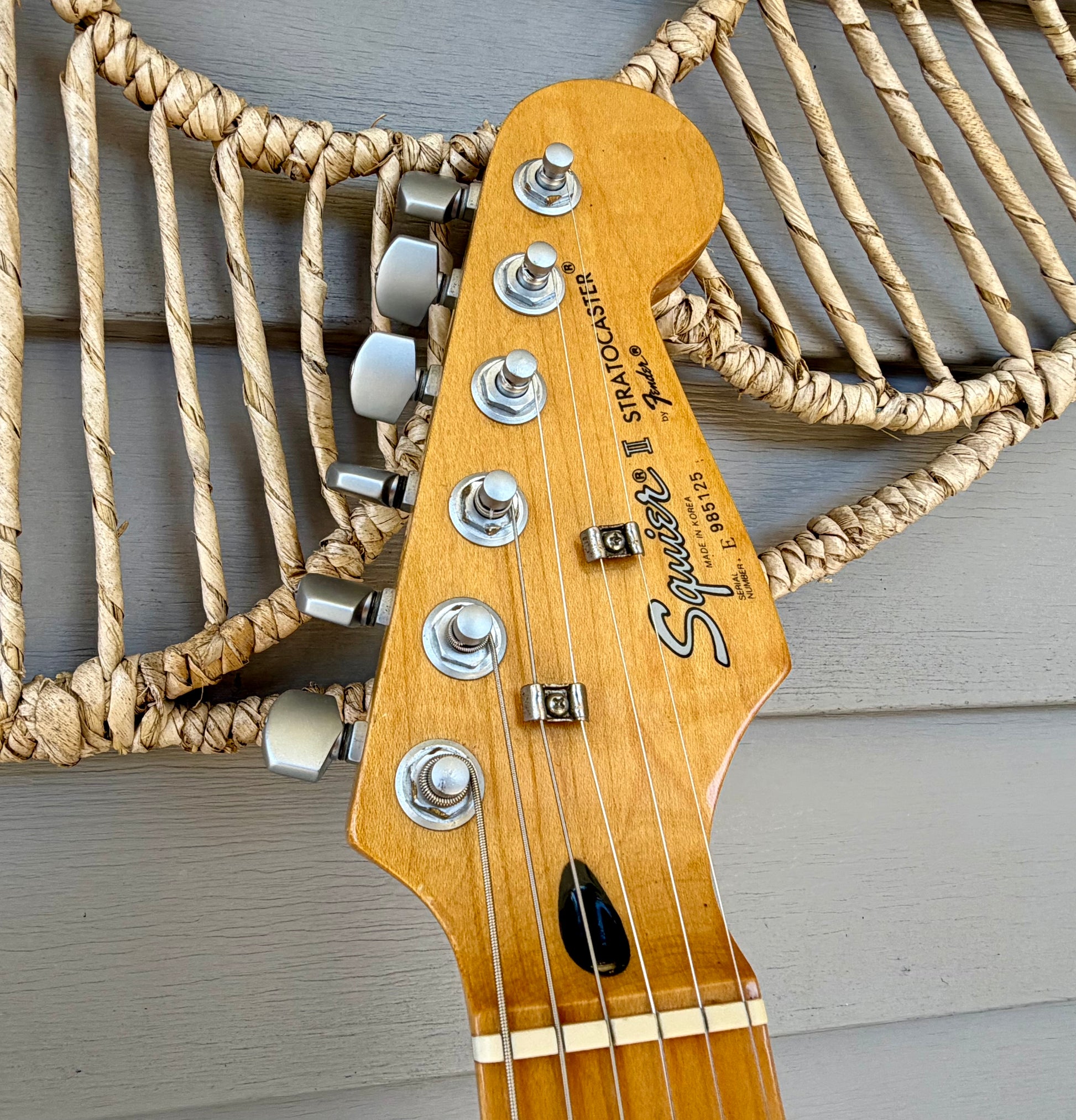 1989 Squier II Stratocaster MIK E9 Equipped with Proper Passive