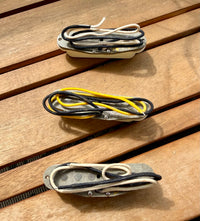 Proper Pickups "The McCready" Single Coil Stratocaster Pickup Set w/ Treble Bleed & PIO Capacitor—Parchment