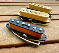 Proper Pickups "Froosh" Handwound Single Coil Stratocaster Pickup Set w/ Treble Bleed & PIO Capacitor—Aged White