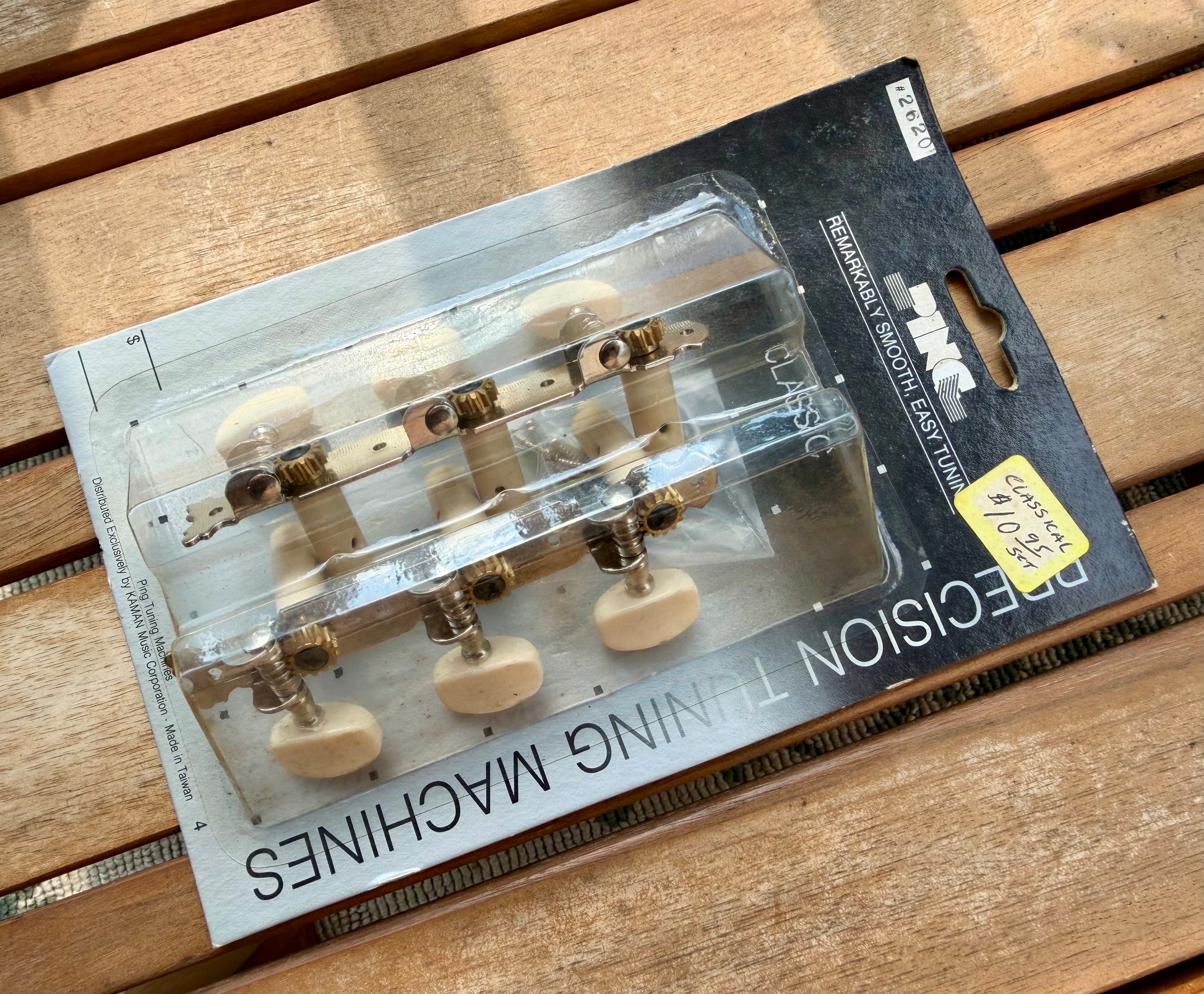 Ping 2620 Standard Classical Tuning Machine Set Ivory Knobs—NOS!
