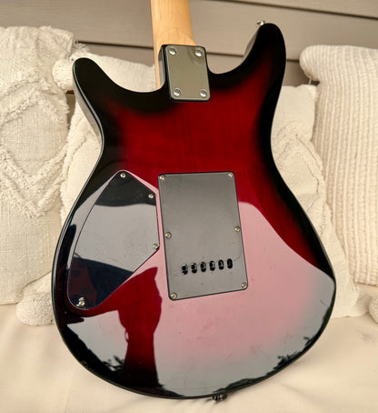 Rogue RR100 Rocketeer HSS—Wine Burst w/ Rosewood Fingerboard, Very Good Condition!