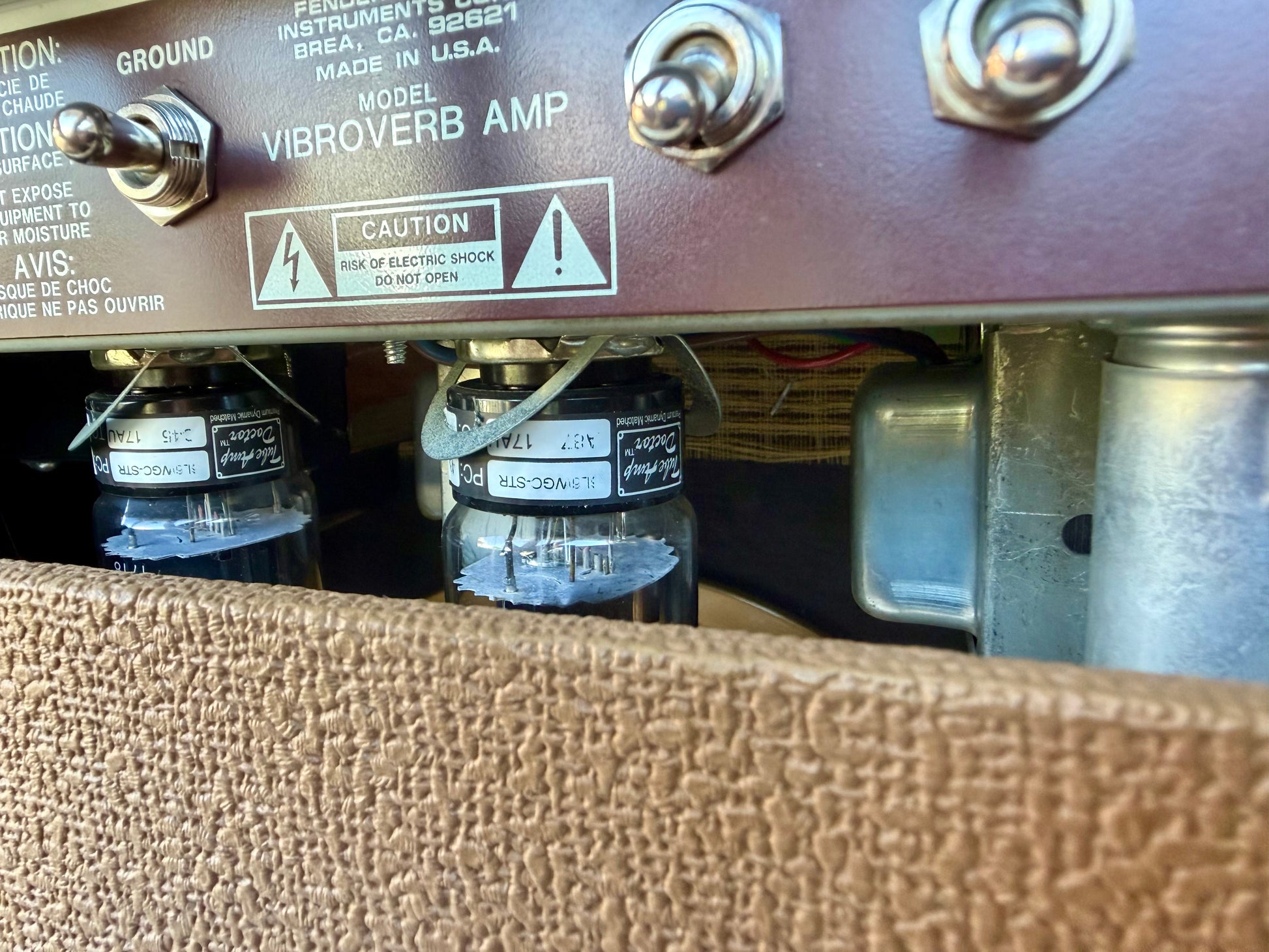 Fender '63 Vibroverb 2x10 40-Watt Reissue—G10 Alnico Golds! USA