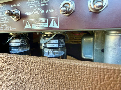 Fender '63 Vibroverb 2x10 40-Watt Reissue—G10 Alnico Golds! USA