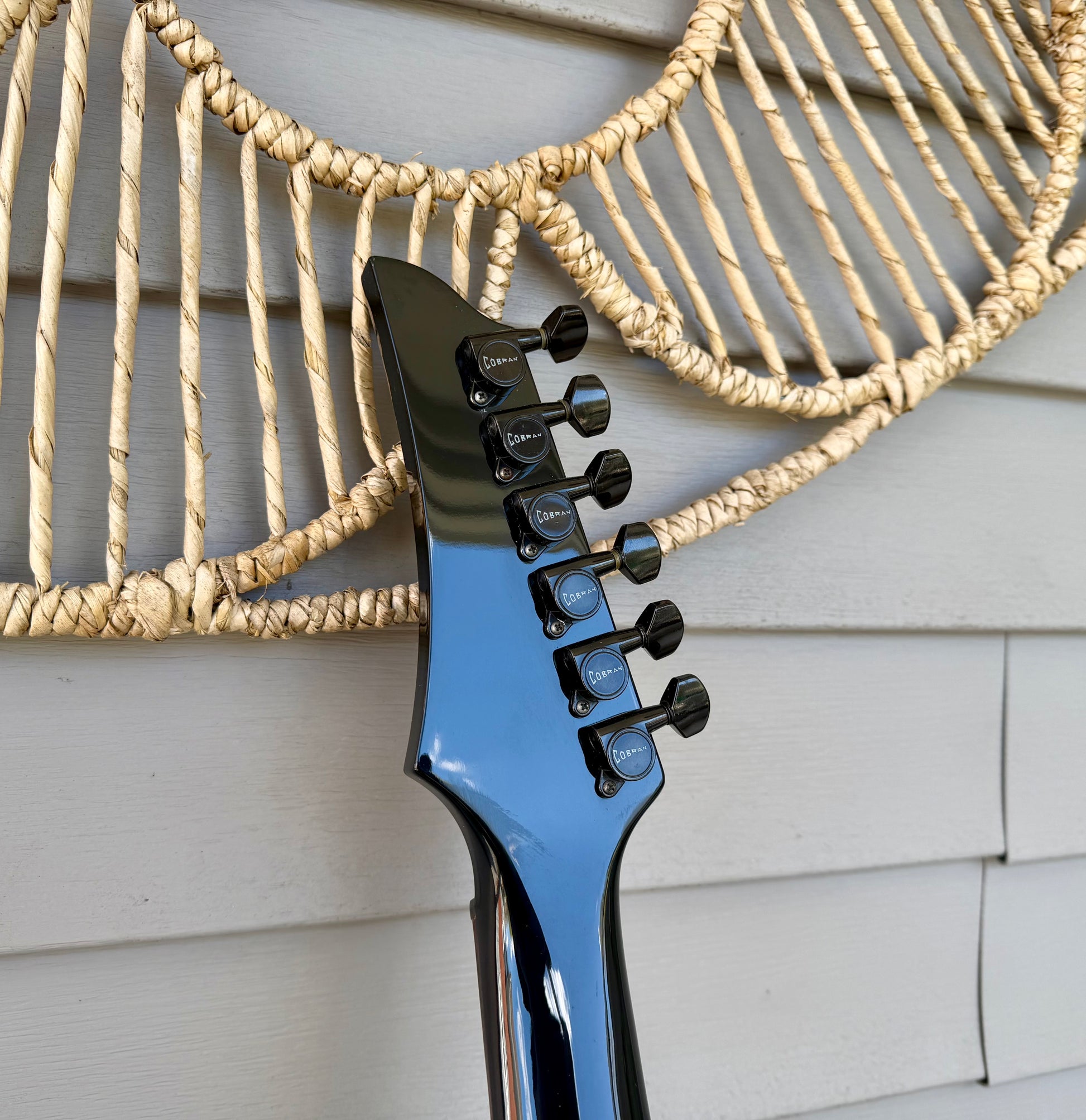 Cobran F-G1 Black Super Strat Made In Nippon, Japan—Rare!