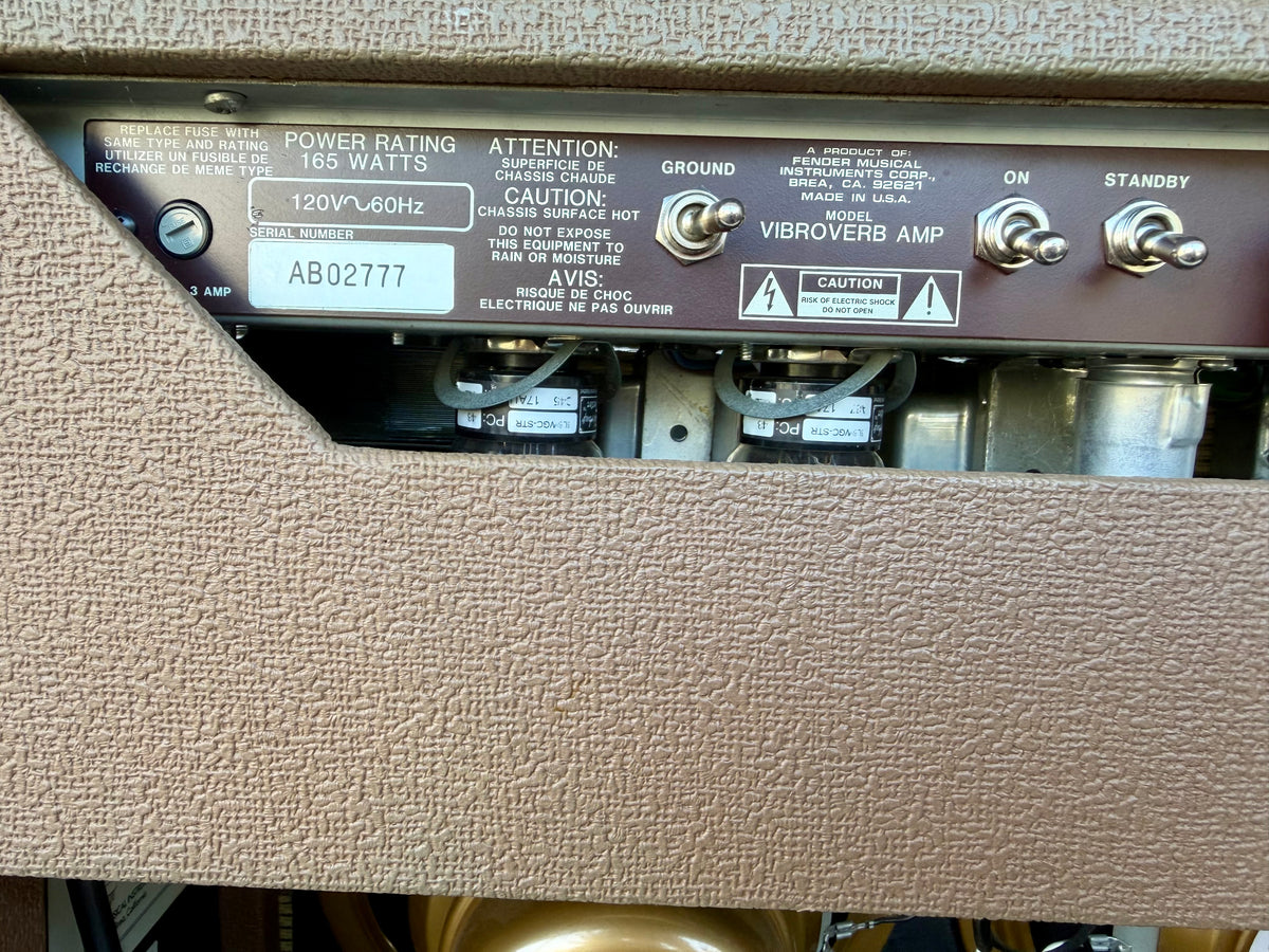 Fender '63 Vibroverb 2x10 40-Watt Reissue—G10 Alnico Golds! USA