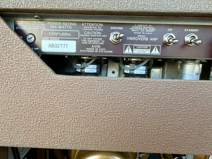 Fender '63 Vibroverb 2x10 40-Watt Reissue—G10 Alnico Golds! USA