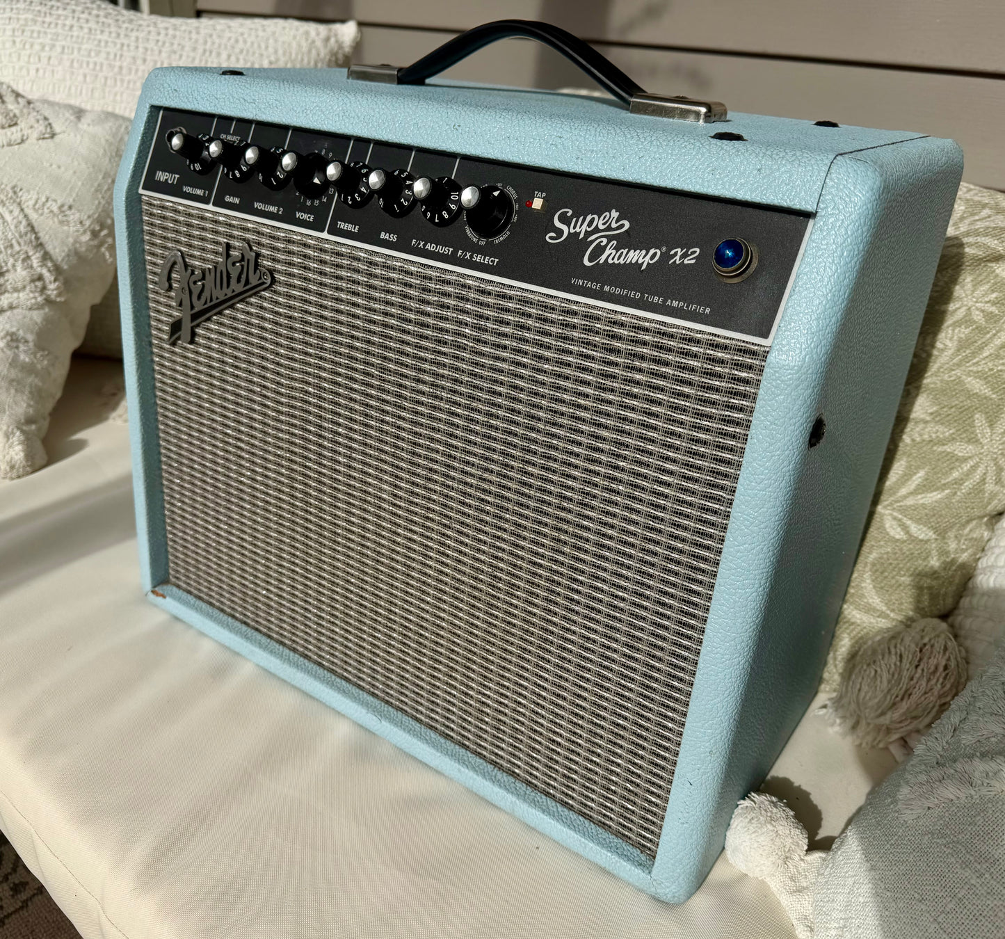 Fender FSR Super Champ X2 1x10 Combo - Sonic Blue