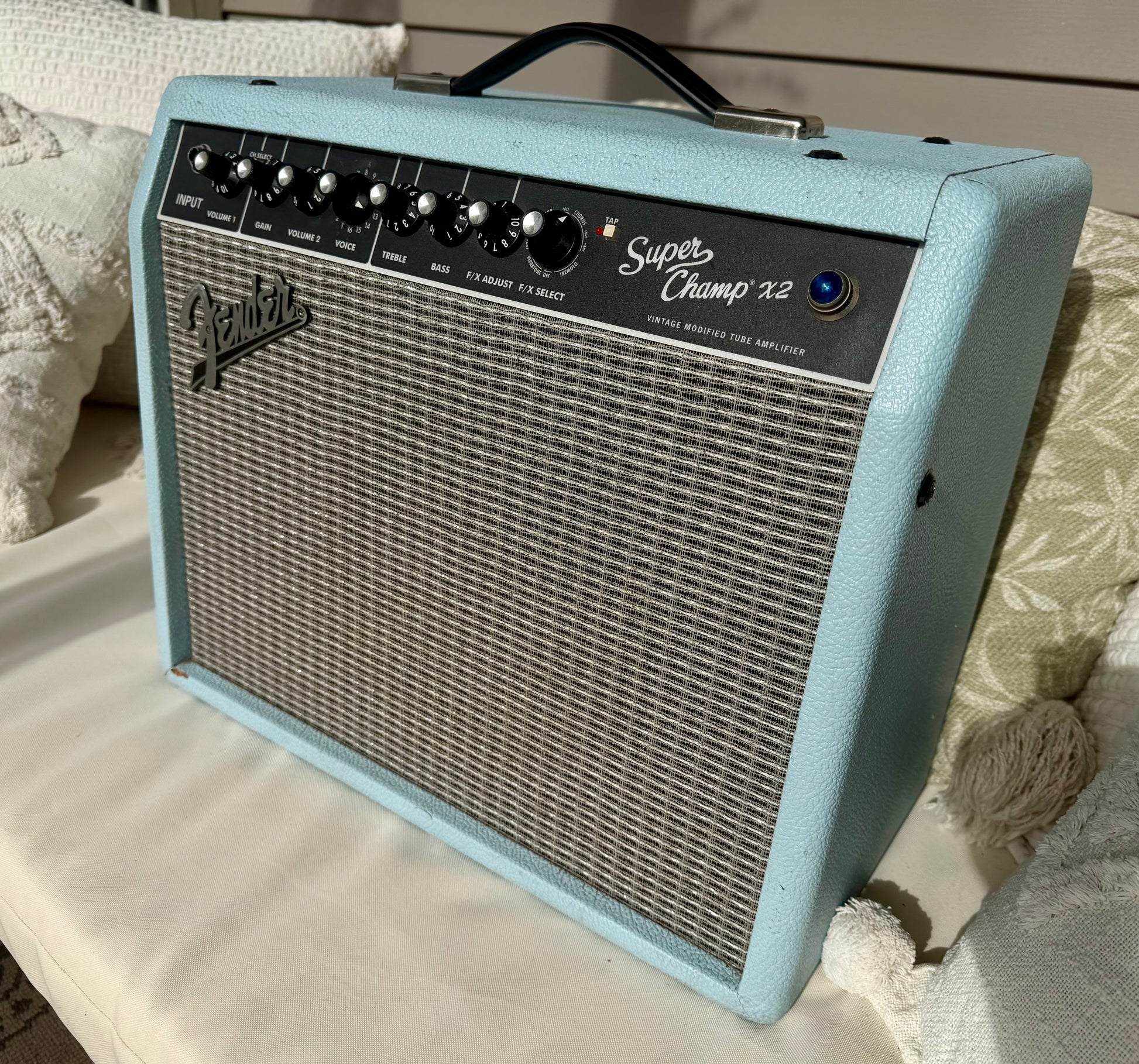 Fender FSR Super Champ X2 1x10 Combo - Sonic Blue