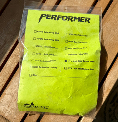 NOS LPD Performer #2716 Compact Bass Tuners – Gotoh GB7-Style – Chrome, Set of 4—Early 2000's!