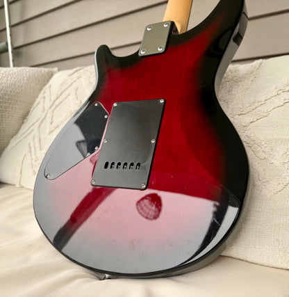 Rogue RR100 Rocketeer HSS—Wine Burst w/ Rosewood Fingerboard, Very Good Condition!