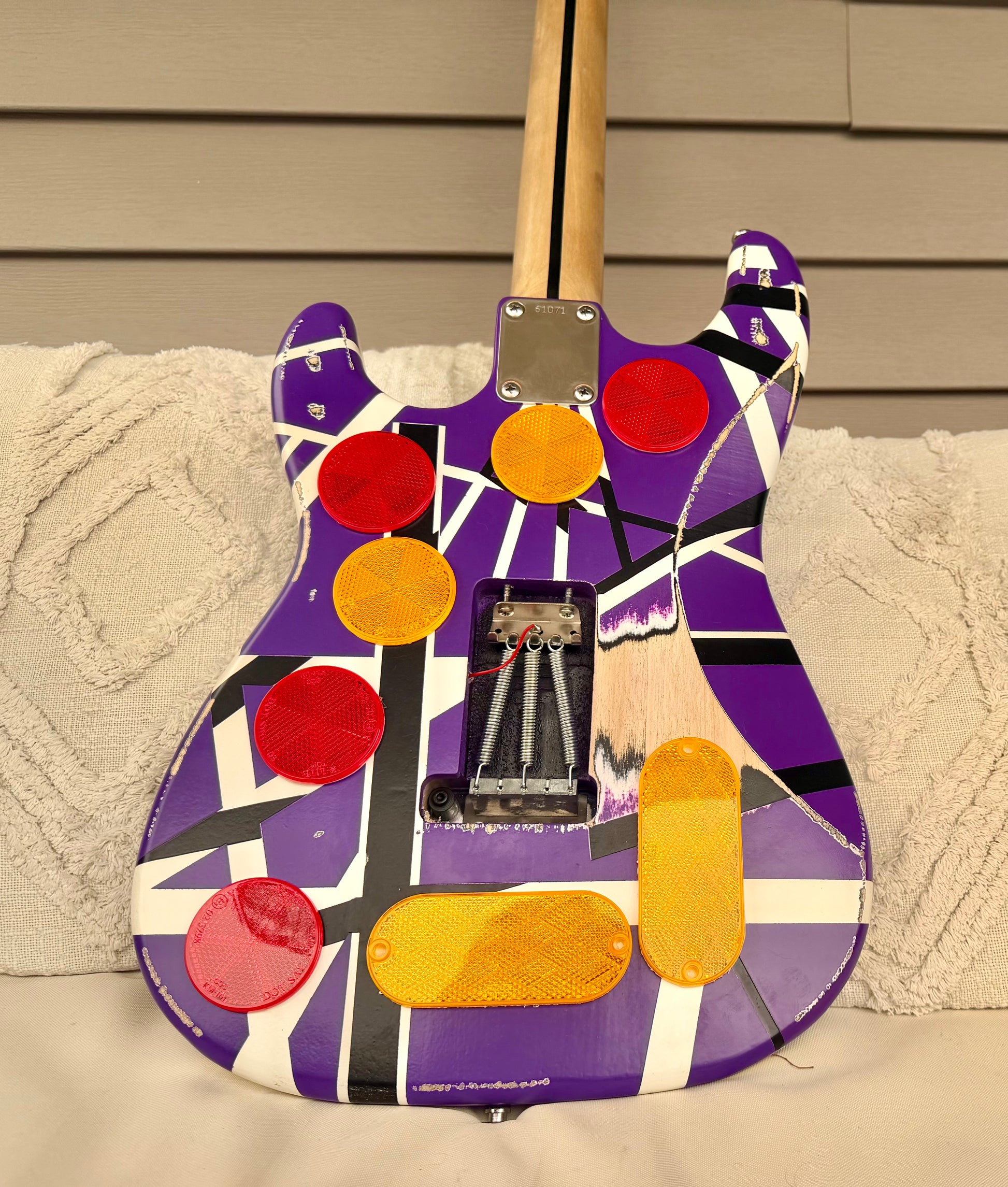 Custom EVH 5150 Purple Kramer-Style Tribute Guitar—Floyd Rose II, Fully Setup!