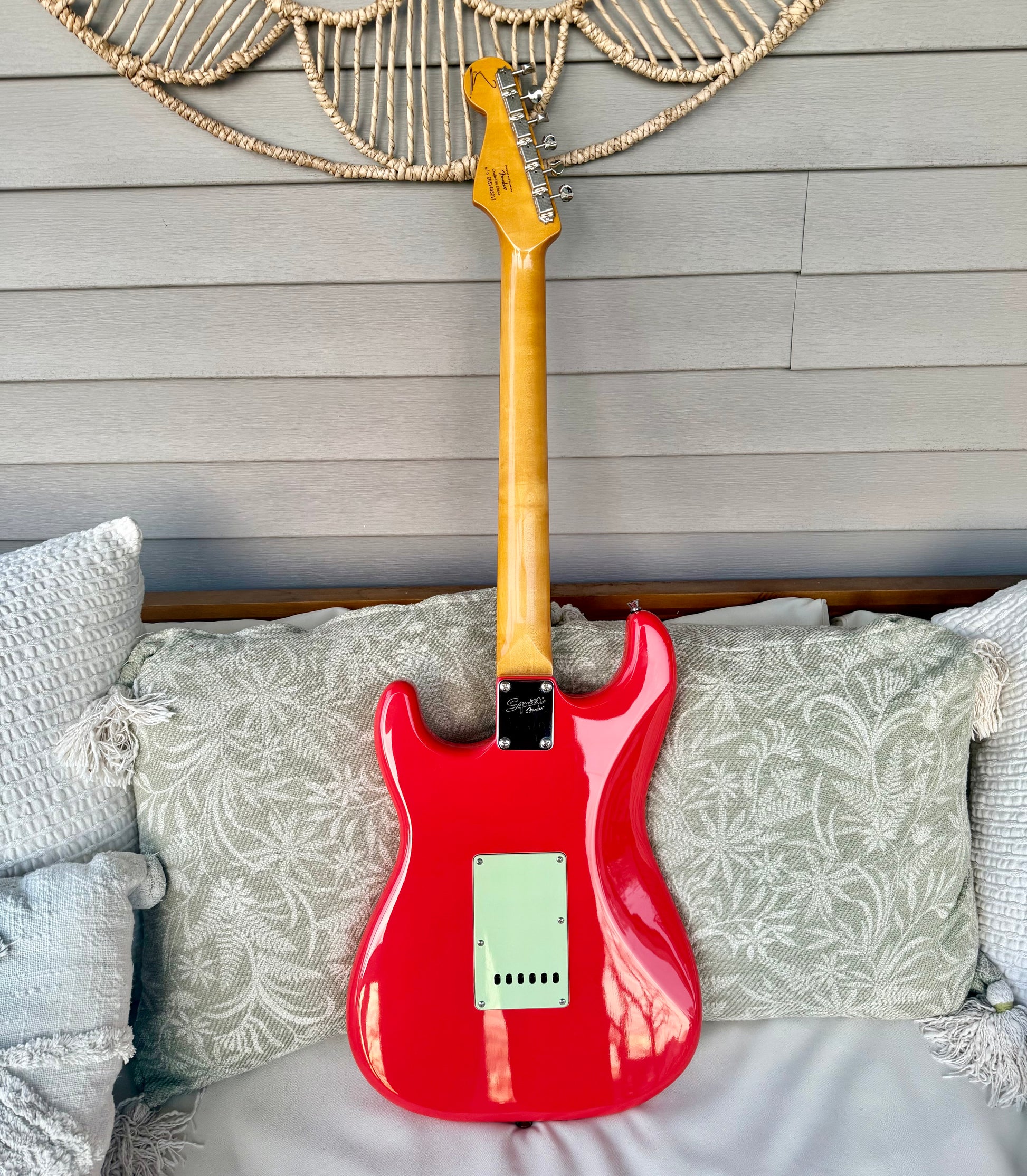 2014 Squier Simon Neil Stratocaster - Fiesta Red