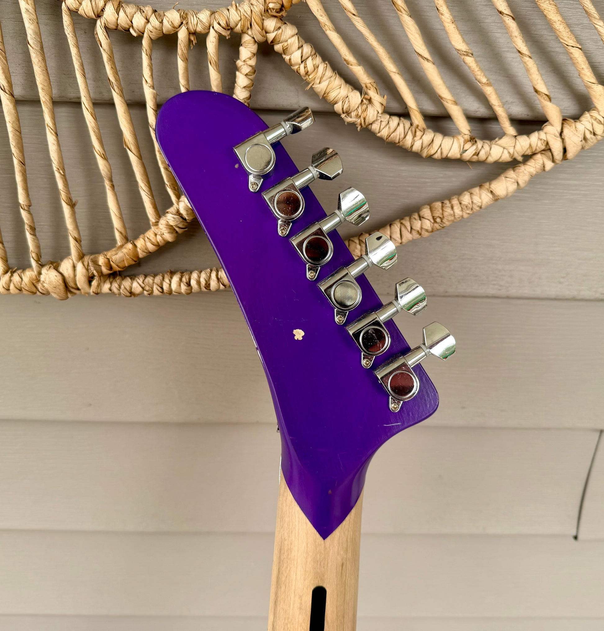 Custom EVH 5150 Purple Kramer-Style Tribute Guitar—Floyd Rose II, Fully Setup!