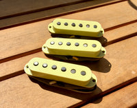 Proper Pickups "The McCready" Single Coil Stratocaster Pickup Set w/ Treble Bleed & PIO Capacitor—Vintage Green