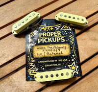 Proper Pickups "The McCready" Single Coil Stratocaster Pickup Set w/ Treble Bleed & PIO Capacitor—Vintage Green