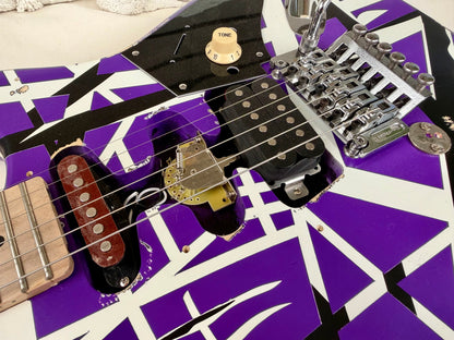 Custom EVH 5150 Purple Kramer-Style Tribute Guitar—Floyd Rose II, Fully Setup!