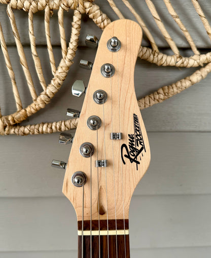 Rogue RR100 Rocketeer HSS—Wine Burst w/ Rosewood Fingerboard, Very Good Condition!