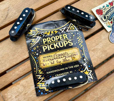 Proper Pickups "Froosh" Stratocaster Pickup Set - Black