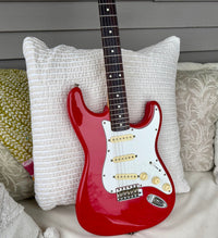 1986 Squier Stratocaster Torino Red MIJ ST-362—All Original, Mint!