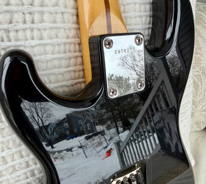 1986 Squier Bullet MIJ E6 Stratocaster - Black