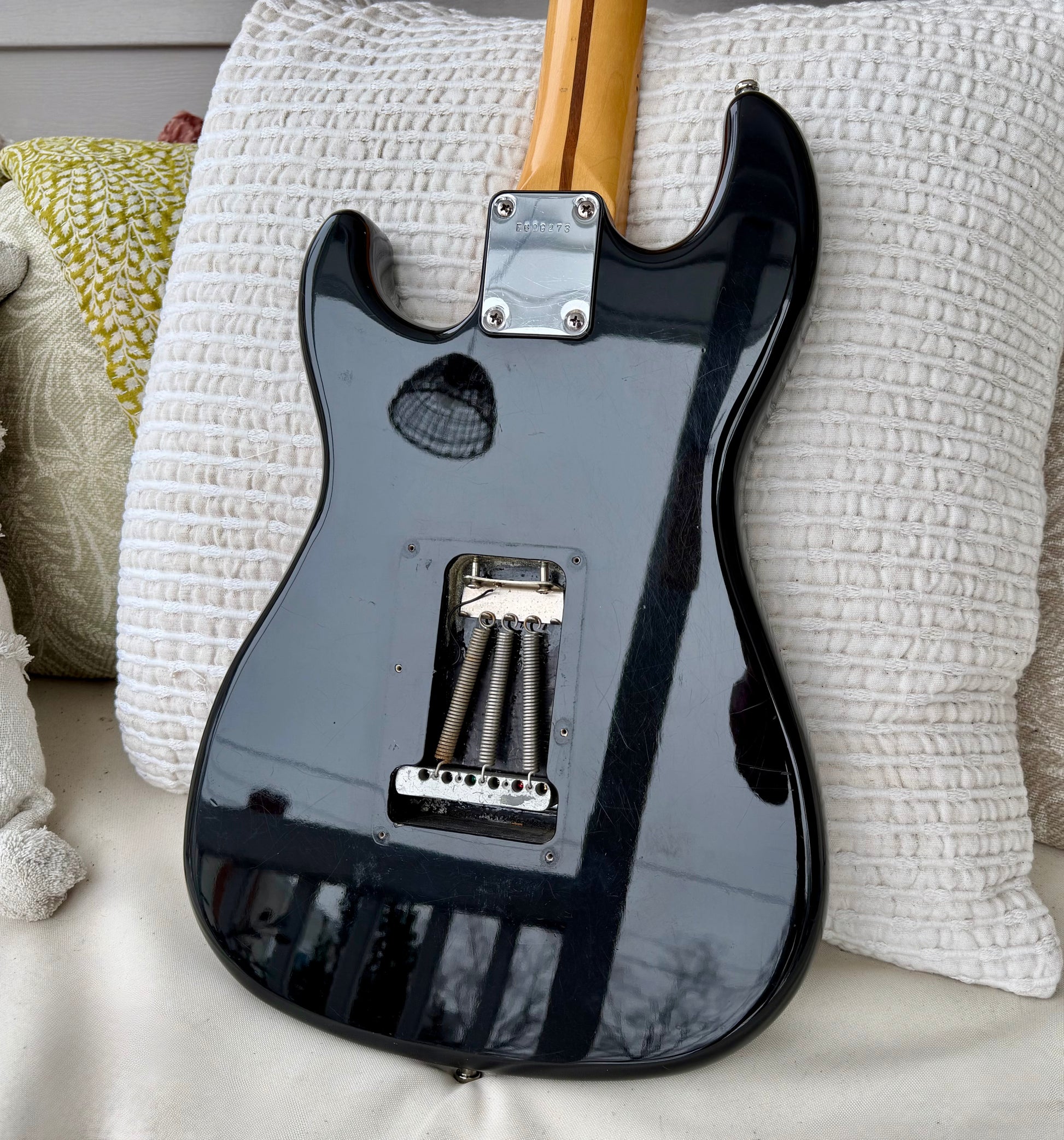 1986 Squier Bullet MIJ E6 Stratocaster - Black