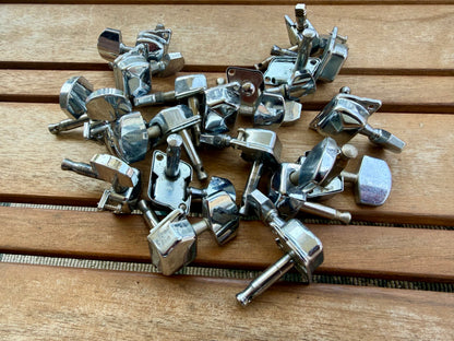 131-Piece Assorted Guitar & Bass Tuner Lot—6R, 3x3, Classical, Many Full Sets!