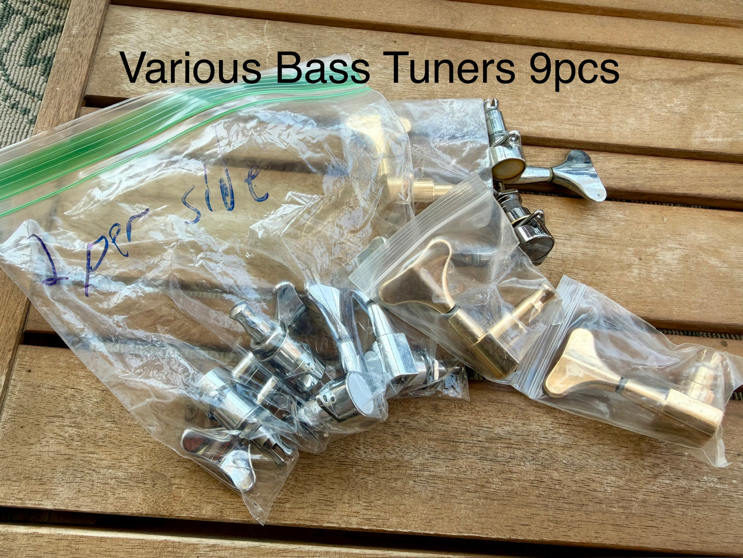 131-Piece Assorted Guitar & Bass Tuner Lot—6R, 3x3, Classical, Many Full Sets!